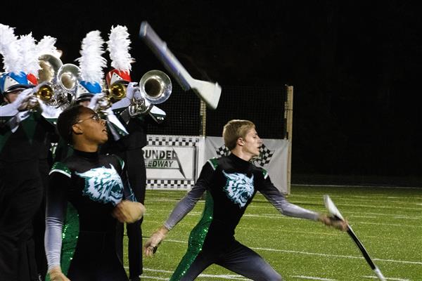 Arundel High School Marching Band Performing